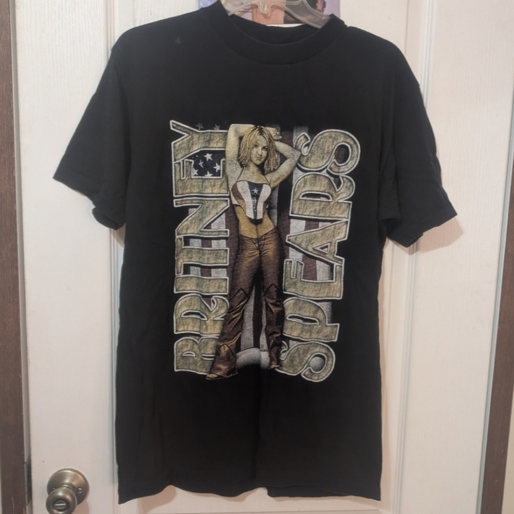 RARE Vintage Y2K 2000s Britney Spears Oops Did It Again Tour Two Sided T Shirt L